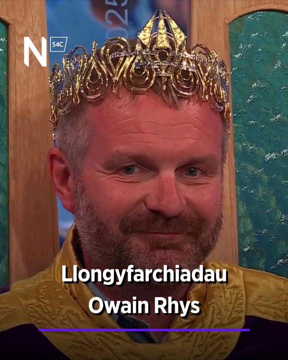 👑 👏 Llongyfarchiadau i Owain Rhys - enillydd Coron Eisteddfod Genedlaethol Wrecsam 2025