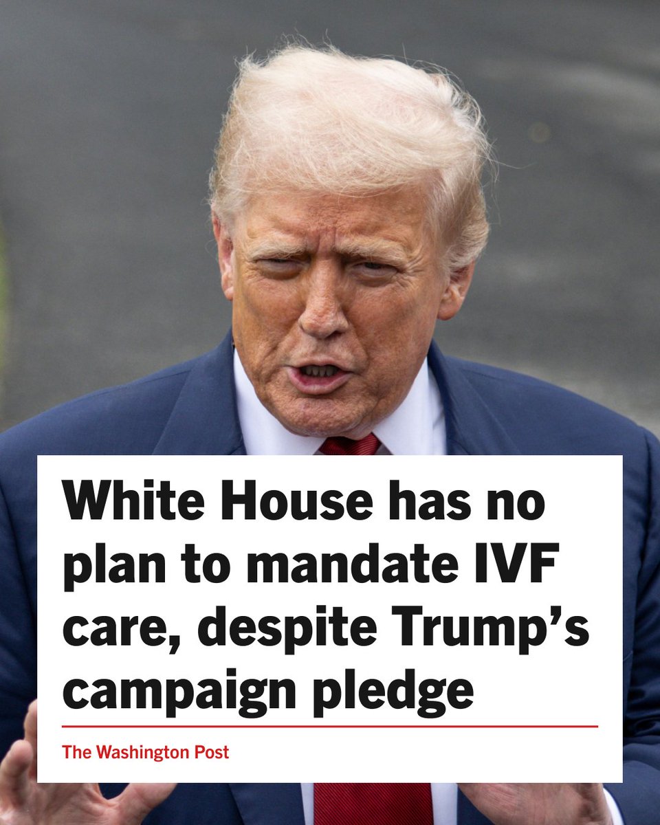 Trump never had a plan to cover IVF.
