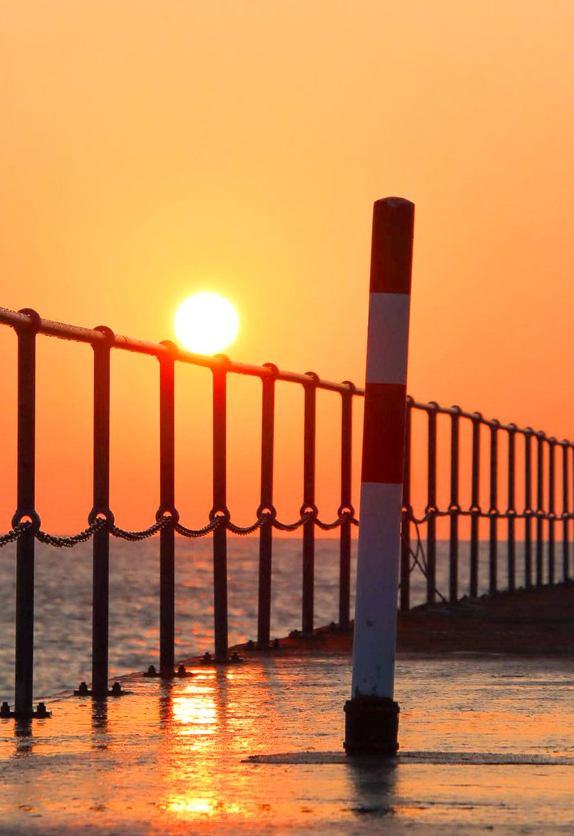 Remembering better early morning colours #sunrise #sea #Wicklow #Ireland