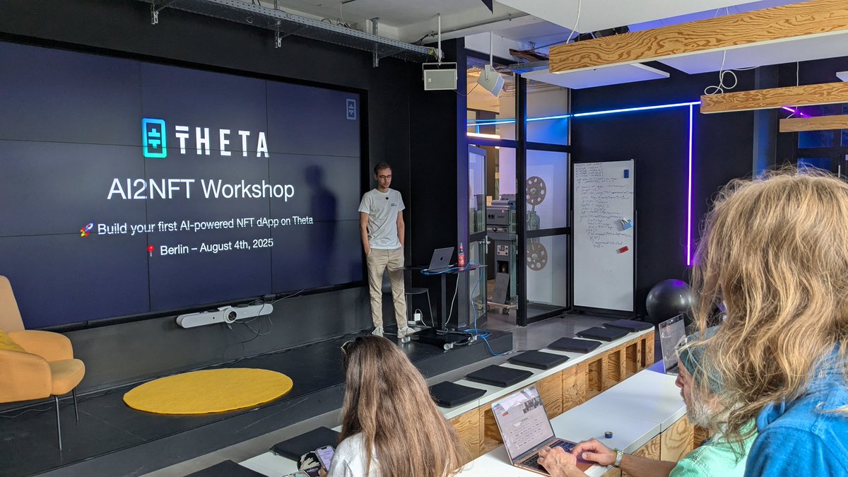 ThetaNext (@thetanext) on Twitter photo I joined the #Theta EdgeCloud workshop today at #42Berlin! Great insights on AI, NFTs, blockchain, and using Theta Network in real projects.
Big thanks to <a href="/ThetaEuroCon/">ThetaEuroCon</a> for organizing and the clear explanations! I joined the #Theta EdgeCloud workshop today at #42Berlin! Great insights on AI, NFTs, blockchain, and using Theta Network in real projects.
Big thanks to <a href="/ThetaEuroCon/">ThetaEuroCon</a> for organizing and the clear explanations!