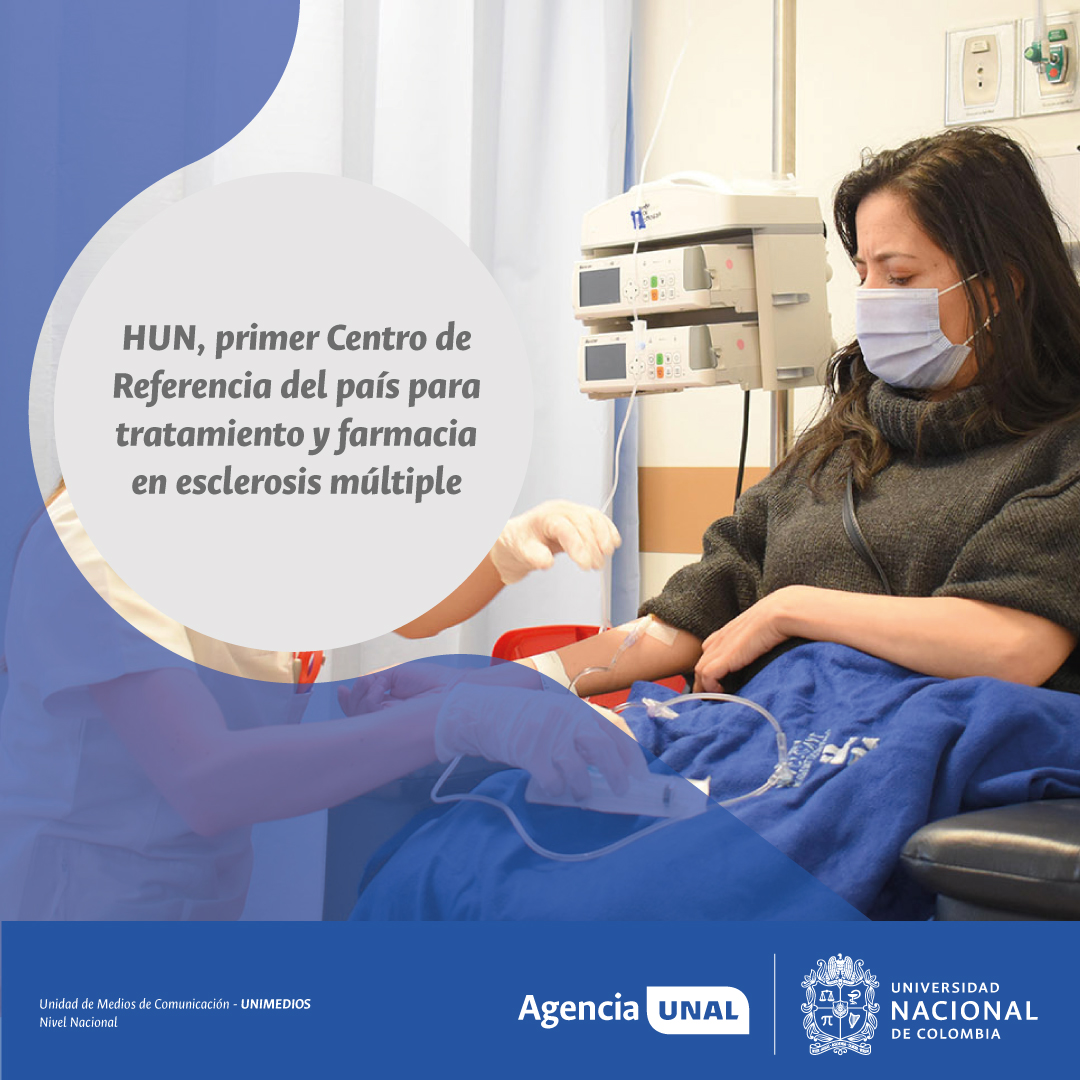 #AgenciaUNAL | El @hospitalunal de la UNAL es el primero en el país habilitado como Centro de Referencia tanto para el tratamiento como para la farmacia de pacientes con esclerosis múltiple, una enfermedad huérfana del sistema nervioso central. 

ow.ly/zf3M50WzwqW