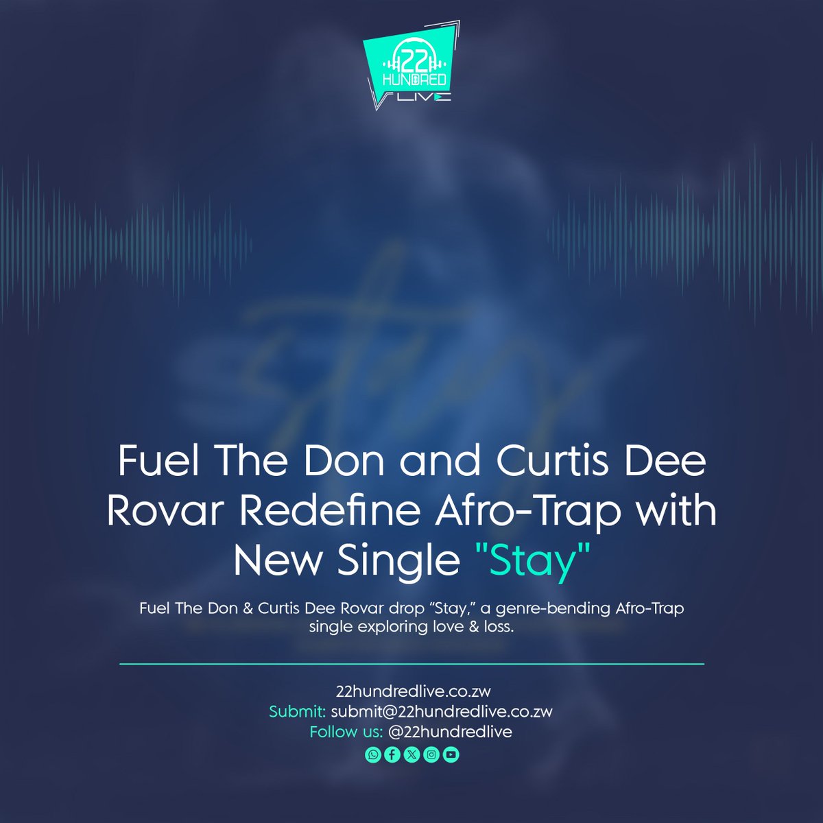 22hundredlive's tweet photo. Fuel The Don and Curtis Dee Rovar Redefine Afro-Trap with New Single “Stay”
📌 https://t.co/qeZWbQq0Bz #2200live https://t.co/A8mVhGNm2G