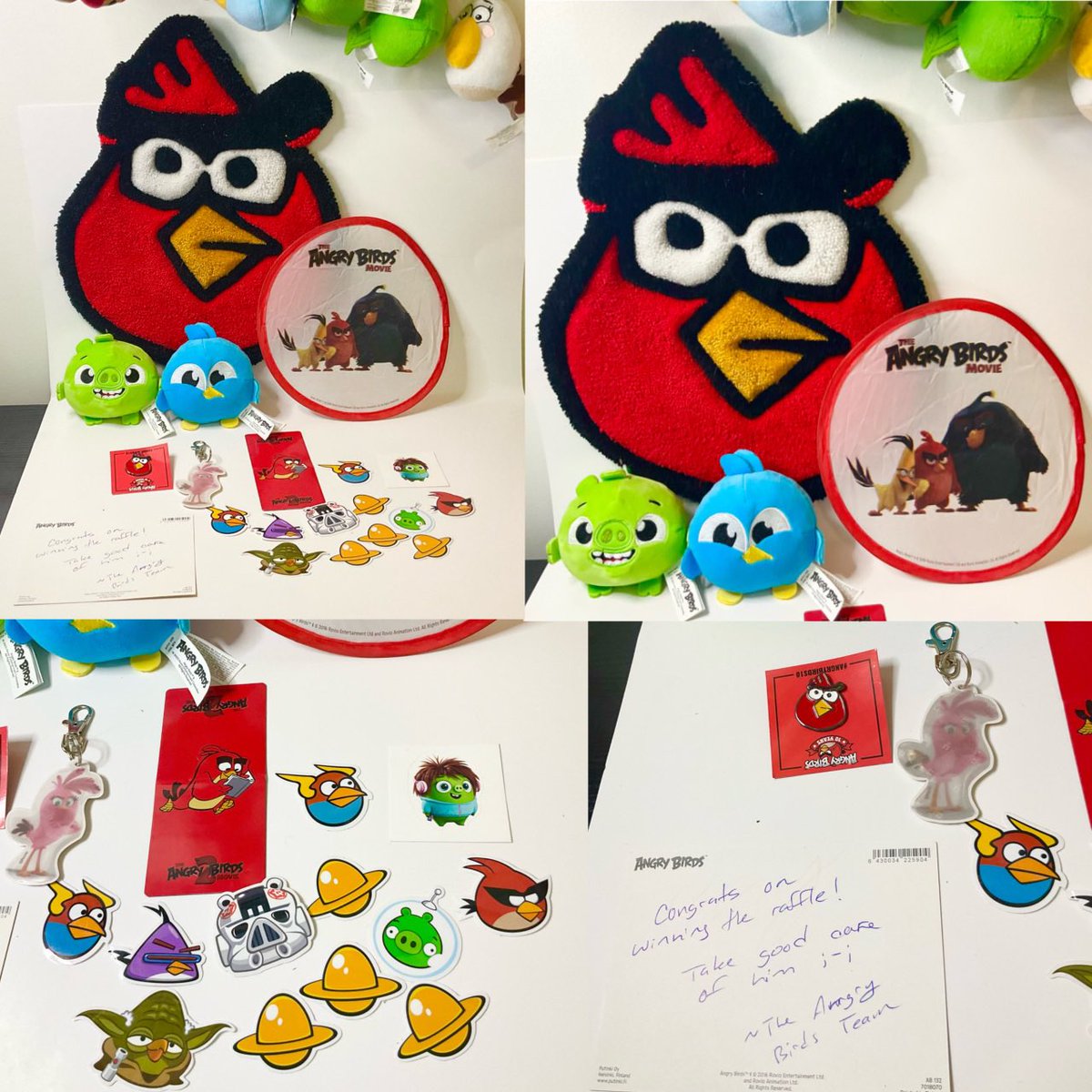TiffanyArtist56's tweet photo. ๐๏ธ NEW HAUL ๐๏ธ
(I know this is something that shouldโve been done back in late May or early June, but better late than never. I guess.)
Rovio sent me another package
Read fourth image for details โก๏ธ
UNBOXING VIDEO: https://t.co/VElLCAhmWq
#angrybirds #angrybirds15 #angrybirdsmovie #newhaul