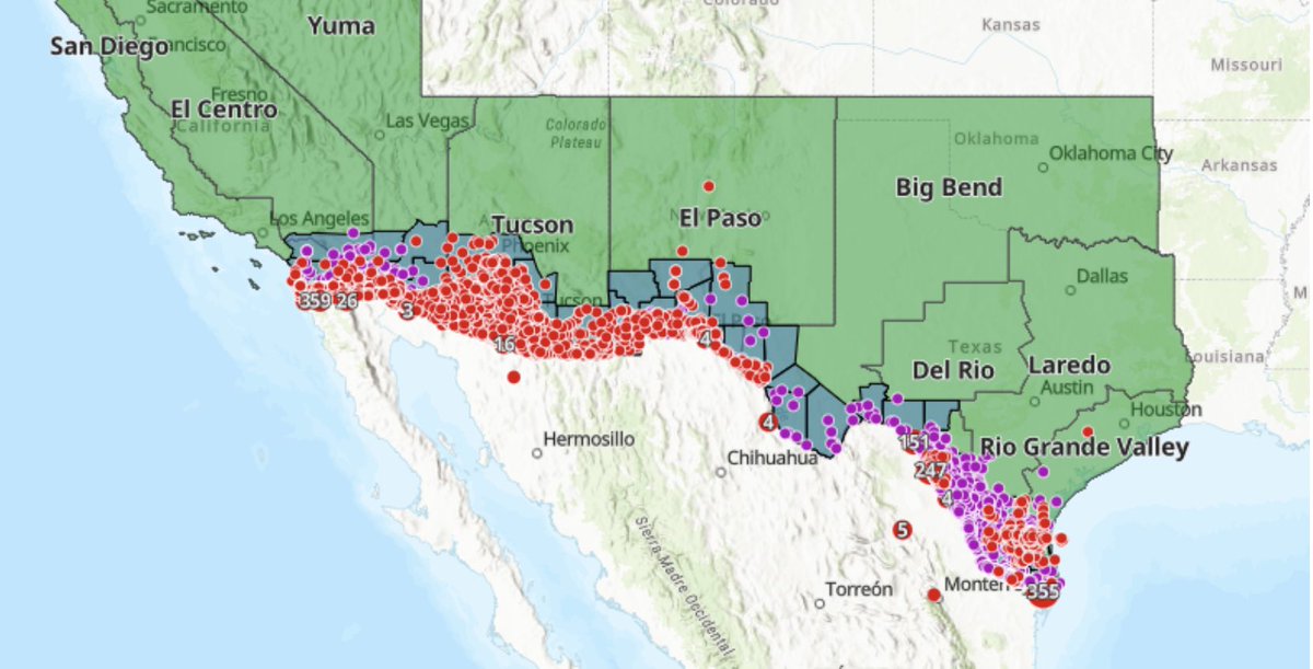 As we move into the hottest and deadliest months on the US-Mexico border, No More Deaths is releasing a comprehensive database and map of recovered migrant remains for the entire southern land border.

nomoredeaths.org/migrant-death-…