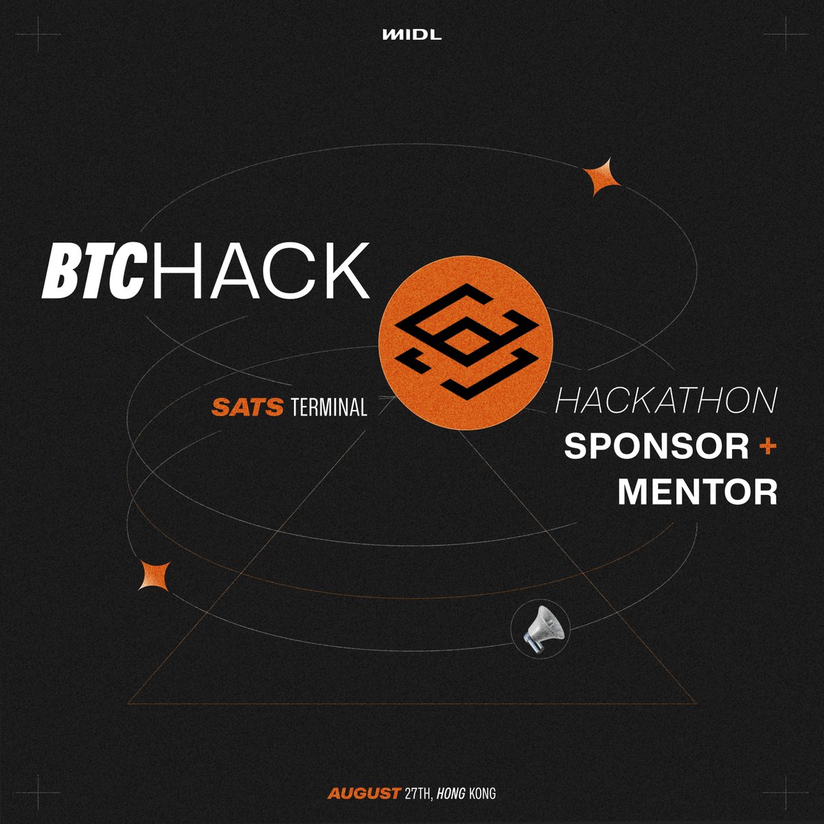 Midl (@midl_xyz) on Twitter photo BTCHack Hackathon: <a href="/SatsTerminal/">Sats Terminal</a> Joins As a Sponsor + Mentor ๐ฅ
Weโre three weeks away from the greatest rendezvous for all the Bitcoin builders. While weโre busy finalising the agenda and scrubbing Soho House till it shines, weโre revealing one more sponsor and mentor of our BTCHack Hackathon: <a href="/SatsTerminal/">Sats Terminal</a> Joins As a Sponsor + Mentor ๐ฅ
Weโre three weeks away from the greatest rendezvous for all the Bitcoin builders. While weโre busy finalising the agenda and scrubbing Soho House till it shines, weโre revealing one more sponsor and mentor of our