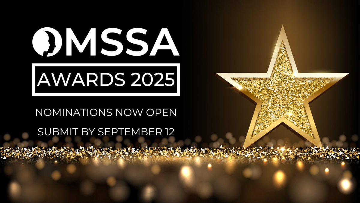 Help OMSSA recognize individuals and teams who have made outstanding human services contributions to both OMSSA and their communities for our 2025 Awards. Nominations close September 12. Please visit our website to learn more: ow.ly/Evs950W7gwf