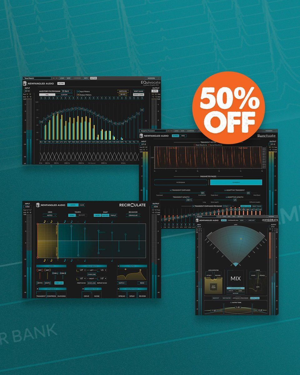 Newfangled Audio Pluginpalooza Sale 🎸 
Save 50% on select plugins
Buy here - pluginfox.com/newfangled 
Sale ends September 2nd ⏰

@newfangledaudio @eventideaudio #newfangledaudio #pluginfox #plugindeals #pluginsales #dtm #plugins #vstplugins