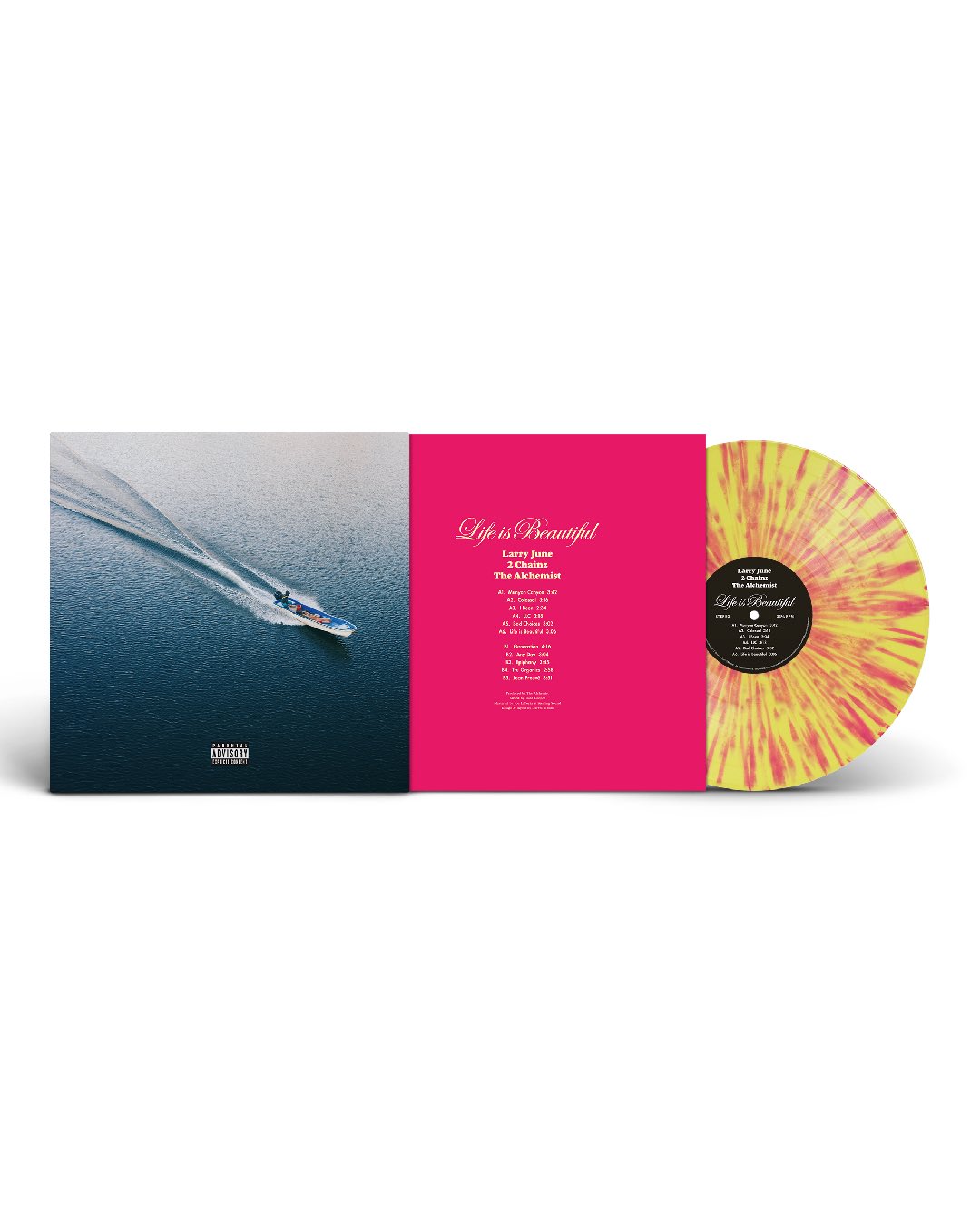 洋楽 LNDN DRGS Larry June LP Vinyl clear Larry June & Jay Worthy '2 P'z In A Pod' Limited Edition