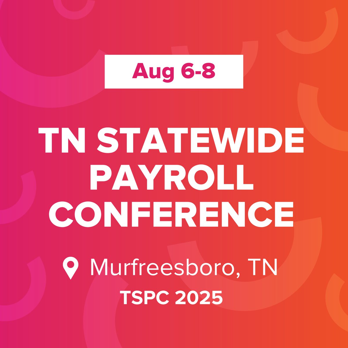 We’re exhibiting at the TN Statewide Payroll Conference, Aug 6–8!

Visit our booth to talk #EWA and payroll innovations.

🎤 Don’t miss our VP of Sales, Kristy Simoneaux, speaking Wed at 3 PM:
"From Benefit to Business Tool: The Evolution of Earned Wage Access"

#TSPC2025 #EWA