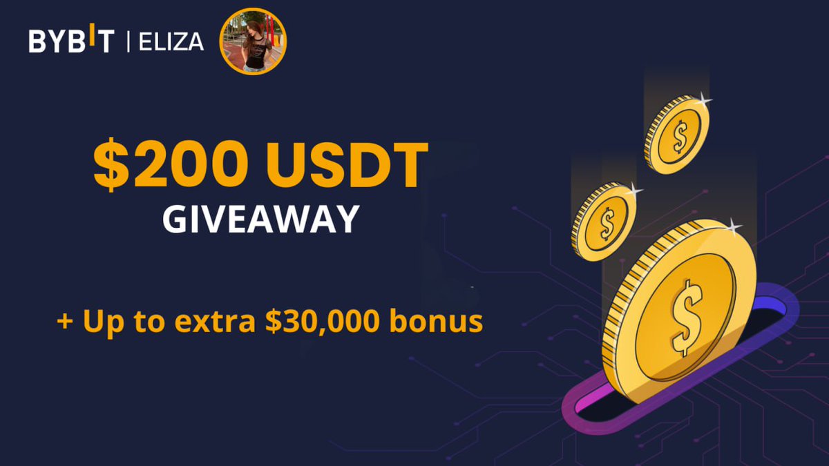 $200 USDT GIVEAWAY + Up to $30,000 Bonus! 

Start your crypto journey with Bybit and grab these rewards👇
👉 partner.bybit.com/b/97323

Steps to qualify:
1️⃣ Sign up with the above link &amp; deposit $100+
2️⃣ Fill this form: forms.gle/rGPNtCjTLGzgRt…

Don’t miss this golden chance to