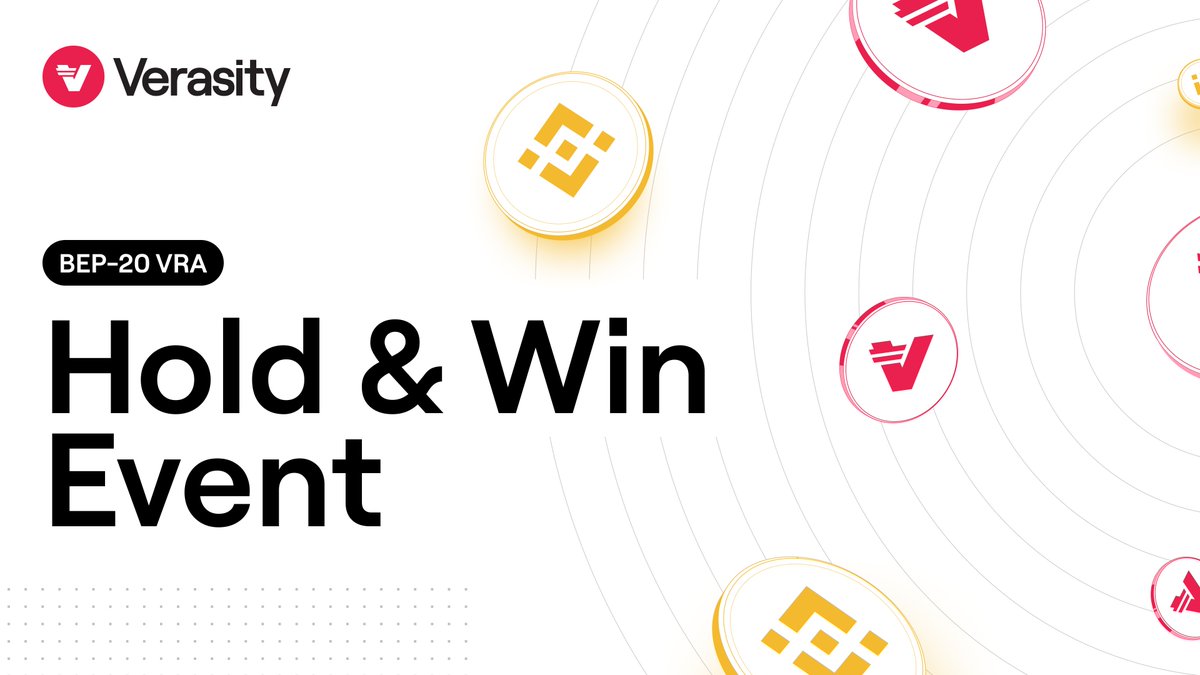 $VRA just made holding actually rewarding.

If you’ve got more than 15,000 BEP-20 #VRA in your Binance Wallet and a VeraWallet account, you’re already in the game.

No grinding. No guessing. Just early action and a chance to win.

This isn't hype, it's a first-come, first-served