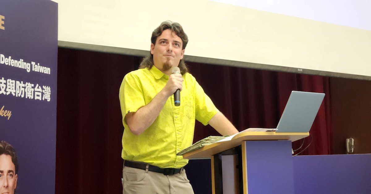 fox hsiao (@pirrer) on Twitter photo Anduril Opens Taiwan Office: Palmer Luckey's Call to Arms for Engineers at National Taiwan University Speech.
<a href="/anduriltech/">Anduril Industries</a> <a href="/PalmerLuckey/">Palmer Luckey</a>
Thank you all for being here and thank you to the National Taiwan University for hosting me. Before I get started, I want to note that some Anduril Opens Taiwan Office: Palmer Luckey's Call to Arms for Engineers at National Taiwan University Speech.
<a href="/anduriltech/">Anduril Industries</a> <a href="/PalmerLuckey/">Palmer Luckey</a>
Thank you all for being here and thank you to the National Taiwan University for hosting me. Before I get started, I want to note that some