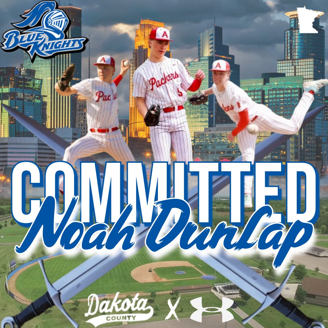 Noah Dunlap (@noahdunn1ap) on Twitter photo I’m excited to announce my commitment to continue my academic and baseball career at DAKOTA COUNTY TECHNICAL COLLEGE! ⚔️
Huge thank you to my family, my high school coaches, <a href="/YardTraining/">The Yard</a> <a href="/UnStopaBo23/">Bo McClintock</a> <a href="/MitchyBeee55/">Mitch Brown</a> <a href="/Matteo_Finocchi/">Matteo Finocchi</a> , and most importantly, God, for being with me I’m excited to announce my commitment to continue my academic and baseball career at DAKOTA COUNTY TECHNICAL COLLEGE! ⚔️
Huge thank you to my family, my high school coaches, <a href="/YardTraining/">The Yard</a> <a href="/UnStopaBo23/">Bo McClintock</a> <a href="/MitchyBeee55/">Mitch Brown</a> <a href="/Matteo_Finocchi/">Matteo Finocchi</a> , and most importantly, God, for being with me