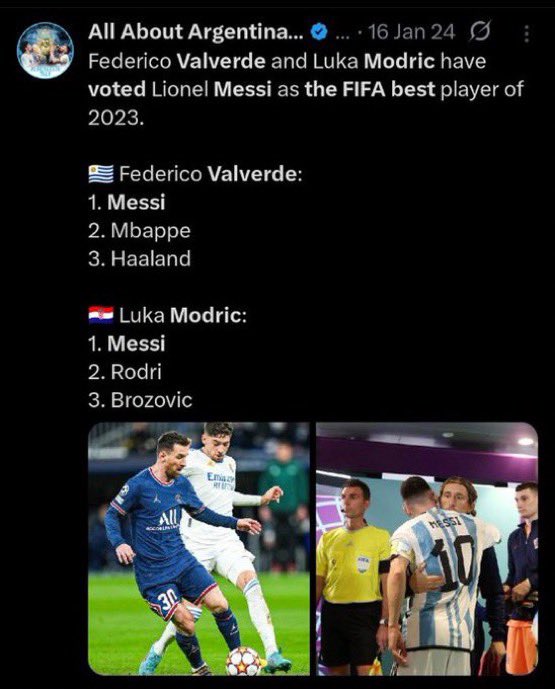 “Full of robberies” but even Madrid legend thought he was the best in the world?