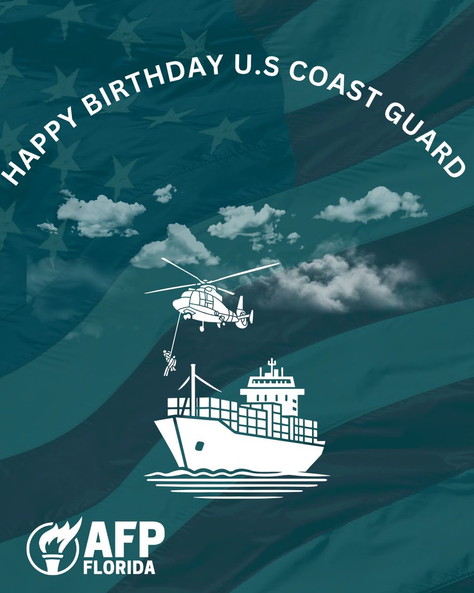 Today the U.S. Coast Guard celebrates its 235th birthday! To every Coast Guard member, active or retired: thank you for your service.
#NationalCoastGuardDay #FlaPol <a href="/AFPhq/">Americans for Prosperity</a>
