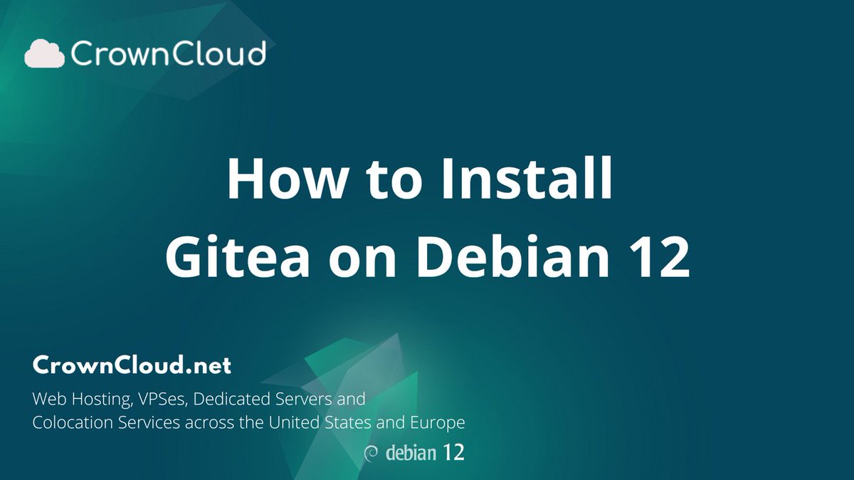 crownclouds's tweet image. Host your own Git server!
Install Gitea on Debian 12 - a lightweight, fast, and self-hosted alternative to GitHub/GitLab.
Perfect for individual devs or small teams.
wiki.crowncloud.net/?How_to_Instal…
#Gitea #Debian12 #GitServer #SelfHosted #OpenSource #DevOps #LinuxServer #TechGuide