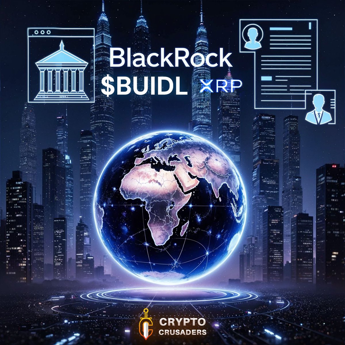 RUMOR: BLACKROCK $BUIDL & RIPPLE #XRP ARE TEAMING UP TO TOKENIZE REAL-WORLD  ASSETS, HEALTH, AND IDENTITY DATA!! If this happens, #XRP could become the  foundation for tokenizing real-world assets globally.