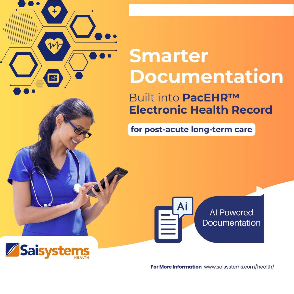 Missed codes. Denied claims. Under-documented care.
PacEHR™ electronic health record for post-acute long-term care—helps providers document smarter with AI-powered code suggestions and supports cleaner submissions.
👉 Learn more: bit.ly/40NLi4t