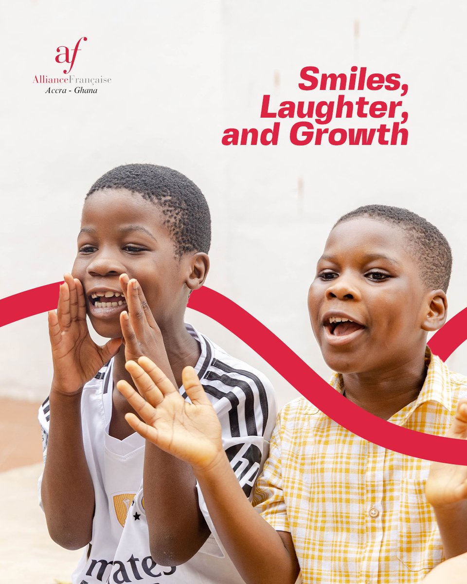 AF_Accra's tweet image. Our Summer Camp is in Full Swing!
From exciting activities to creative workshops, language games and lots of laughter, the kids are having an unforgettable time here at Alliance Française Accra! 🇫🇷💃🏽

#AFAccra #SummerCamp2025 #FunInLearning #FrenchForKids  #AllianceFrancaiseAccra