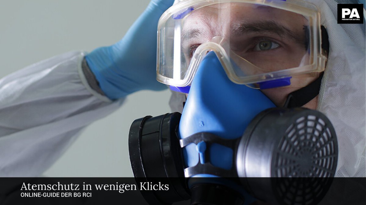Sicher atmen am Arbeitsplatz: Die BG RCI hat einen digitalen Atemschutz-Guide veröffentlicht!
Das Tool hilft bei Auswahl, Einsatz &amp; Unterweisung – schnell, praxisnah, digital.

📲 Jetzt mehr erfahren: praevention-aktuell.de/atemschutz-in-…