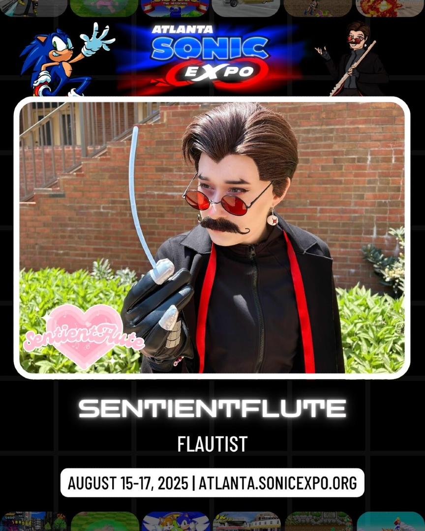 📣 MUSICIAN ANNOUNCEMENT 📣

We are pleased to announce Sentientflute is planning to attend Sonic EXPO: Atlanta! Please give her a warm welcome! 👋

Sonic EXPO: Atlanta badges are available NOW!

 Link below 🧵