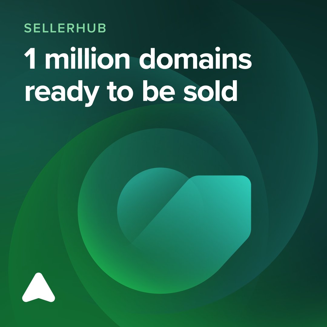 🌟 1 million domains imported to SellerHub, in only 4 months. 

That’s not just speed, that’s trust. 

And if this is the start we can’t wait for what’s next. 

Let’s take selling forward, side by side 🤝