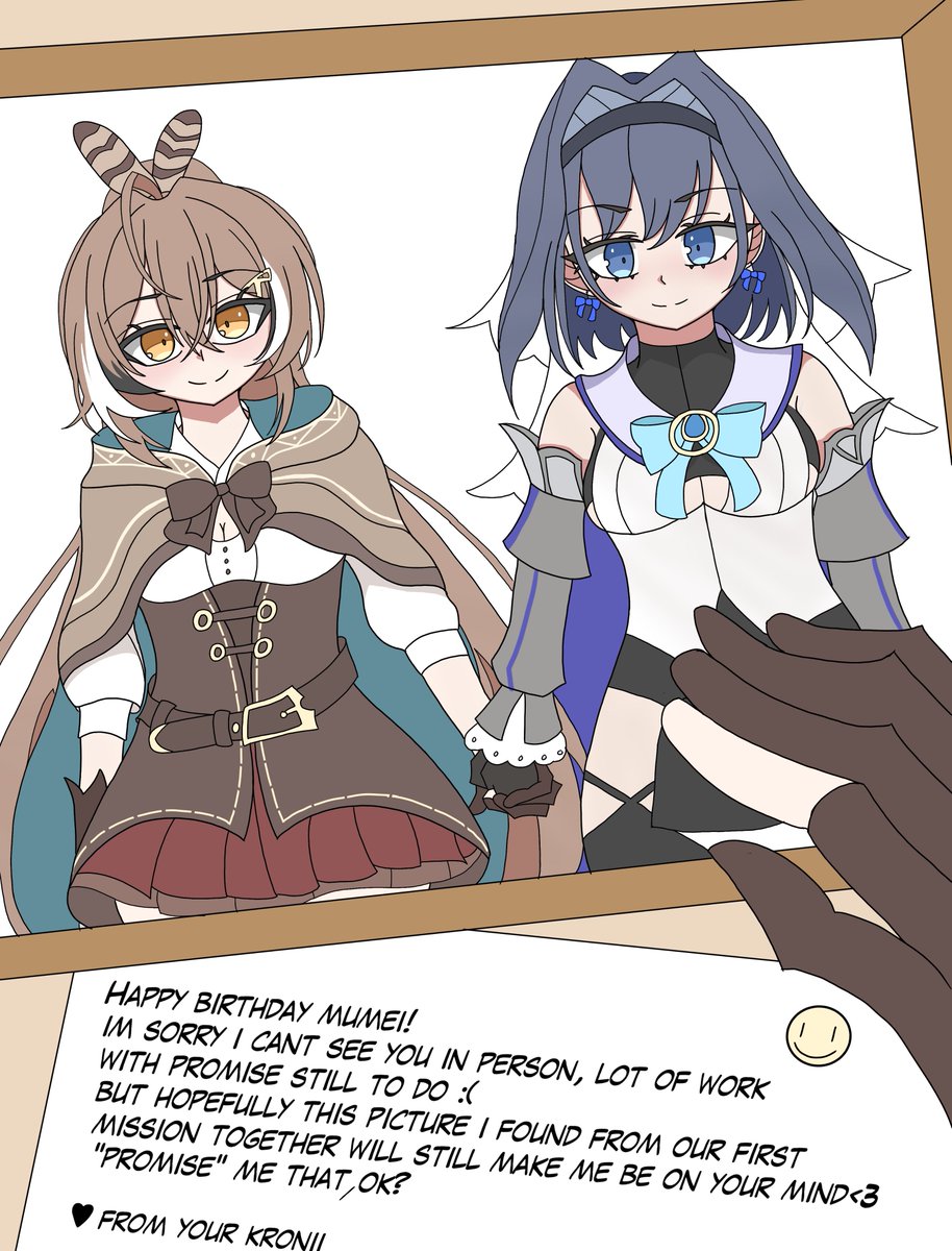 letter from kronii
#MoomD4Y #drawMEI