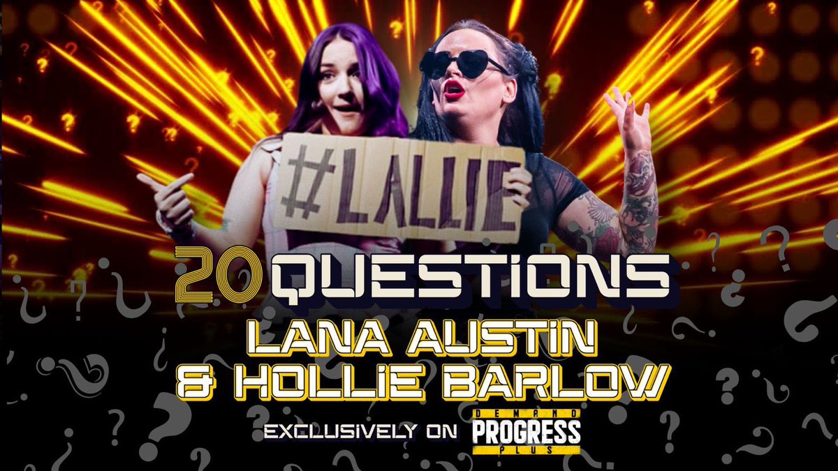 PROGRESS Wrestling (@thisis_progress) on Twitter photo YOU asked the questions… Lana Austin and Hollie Barlow have answered them.
You won’t believe the footage from the last two!!!
Watch now exclusively on Demand PROGRESS Plus sponsored by <a href="/AlanDayGroup/">Alan Day Group</a>.
🎬 …andprogressplus.progresswrestling.com/programs/20q-l… YOU asked the questions… Lana Austin and Hollie Barlow have answered them.
You won’t believe the footage from the last two!!!
Watch now exclusively on Demand PROGRESS Plus sponsored by <a href="/AlanDayGroup/">Alan Day Group</a>.
🎬 …andprogressplus.progresswrestling.com/programs/20q-l…