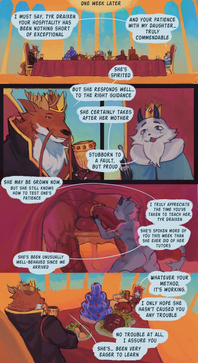 Ket-inha but🔞 (@0utraket_inha) on Twitter photo Extended Hospitality, Pg 7, Final
" Good relations take time... negotiations with the kobold king, and personal attention for Princess Freya "
-
Commission piece for, Draixen's creator, <a href="/ScaledFox/">🔞Tyr Draixen🔞 ⏩🔜Megaplex</a> and Princess Freya's creator, <a href="/nisvuthjusandre/">Nisvuth Jusandre</a> Extended Hospitality, Pg 7, Final
" Good relations take time... negotiations with the kobold king, and personal attention for Princess Freya "
-
Commission piece for, Draixen's creator, <a href="/ScaledFox/">🔞Tyr Draixen🔞 ⏩🔜Megaplex</a> and Princess Freya's creator, <a href="/nisvuthjusandre/">Nisvuth Jusandre</a>