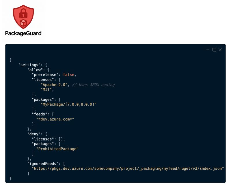This weekend, I've released another version of PackageGuard, a fully open-source tool to get a grip on your open-source packages. Version 1.5 includes a couple of new features as well as bug fixes.

- Add support for the .slnx solution file format
- Add support for denying