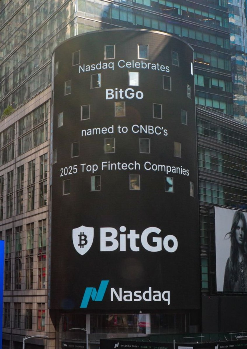 BitGo's tweet photo. Infrastructure for the digital asset era.

Thank you @CNBC for naming BitGo one of the 2025 Top FinTech Companies. https://t.co/dB900sKX7w