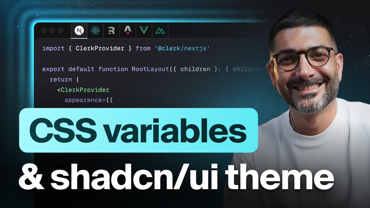 It just got a lot easier to customize <a href="/ClerkDev/">Clerk</a> UI components 👉🏼 youtu.be/0SWck1H3XSg
