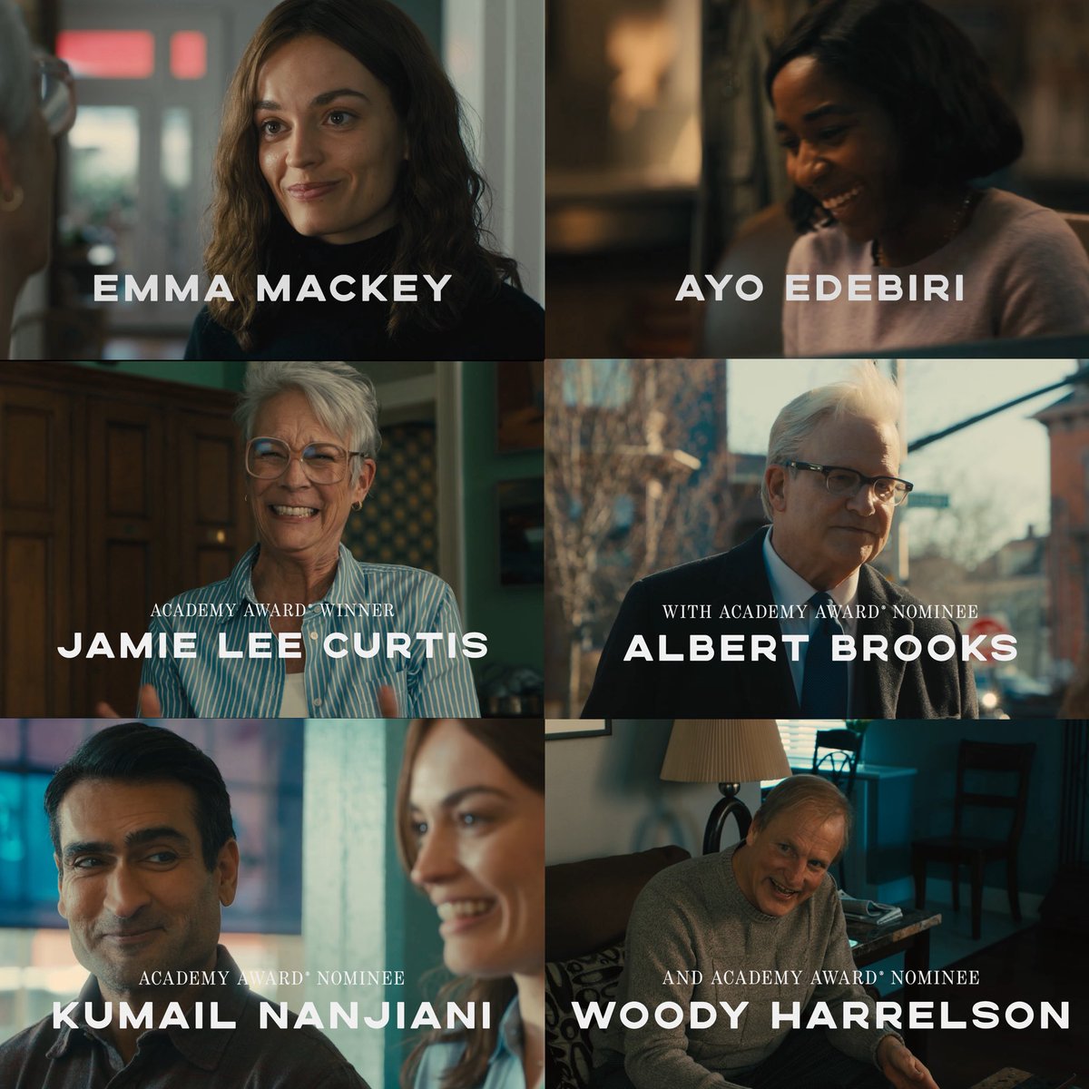 FilmUpdates's tweet photo. The cast of James L. Brooks’ ‘ELLA MCCAY’

In theaters December 12. https://t.co/4D0Ssop9hF