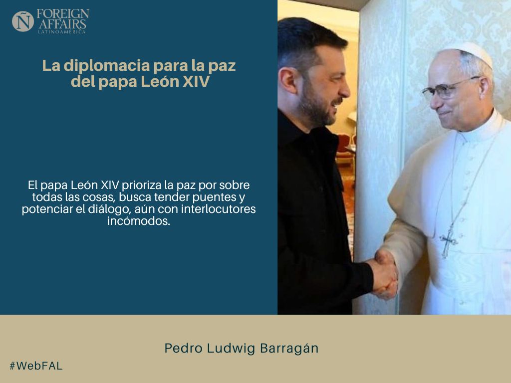 #LEE "La diplomacia para la paz del papa León XIV" de Pedro Ludwig Barragán (<a href="/ludwigbarragan/">PedroLudwigBarragán🇲🇽</a>) en #WebFAL bit.ly/4oiBo4U