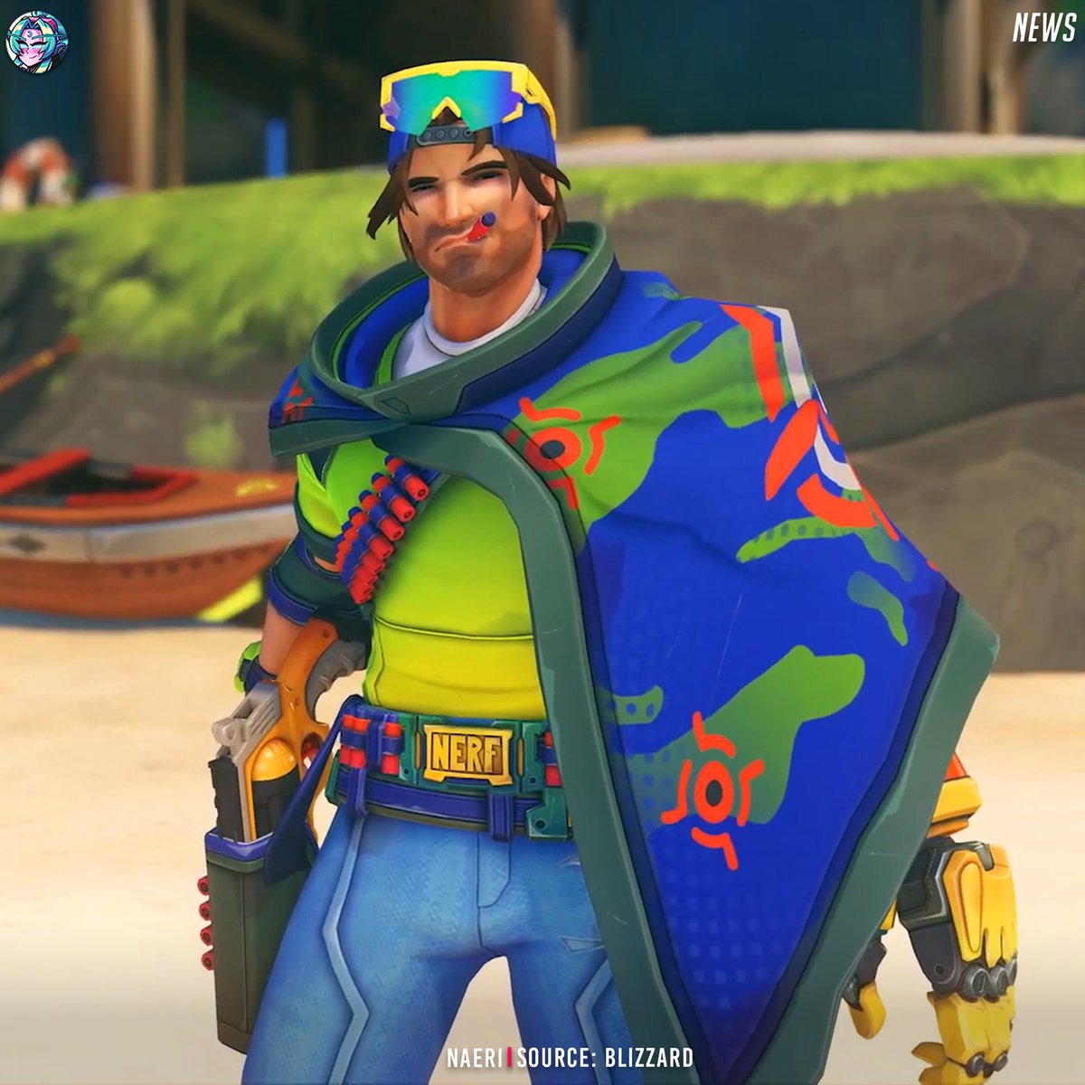 Overwatch 2 x NERF Collaboration Cassidy Limited New Skin ✨ The