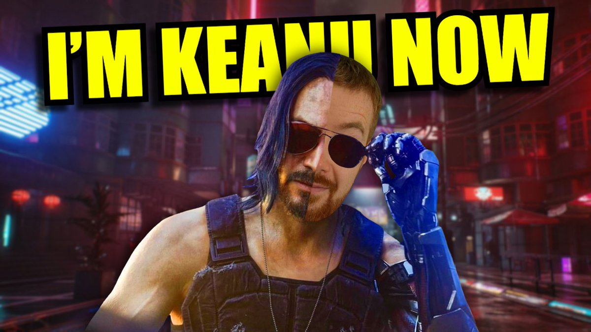 BarLord616's tweet photo. Keanu.exe has officially installed.

Johnny won’t shut up, I’m making terrible decisions, and Cyberpunk 2077 is frying my brain.

🔴LIVE NOW: https://t.co/COjOTop7p0

#Cyberpunk2077 #KeanuReeves #JohnnySilverhand #BarLord https://t.co/4JNzhpK19k
