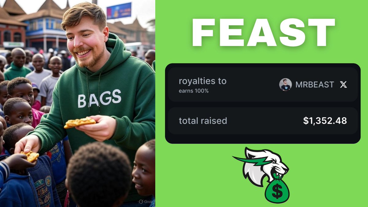 <a href="/MrBeast/">MrBeast</a> Jimmy did you know we’ve raised $1350 for your next beast philanthropy video?

it’s claimable for free with no strings attached

<a href="/finnbags/">FINN</a> can share the details