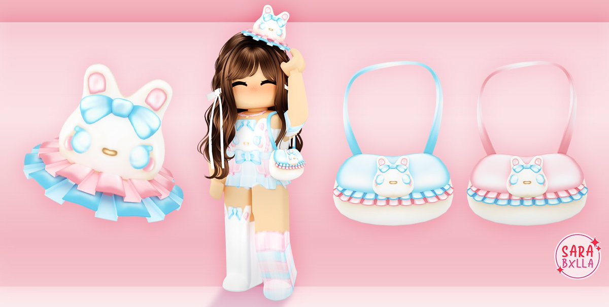 Kawaii Bunny Accessories w/ Matching Outfit by <a href="/purpliism/">purple</a> available at Aesthetic Vibe. 🎀🐰

✧ Links in thread.

<a href="/Roblox/">Roblox</a> #Roblox #RobloxDev #RobloxUGC