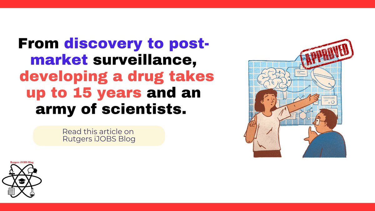 Ever wonder how a drug gets FDA-approved? From tragic events to tight regulations, the history of drug development is full of lessons. Our iJOBS seminar recap breaks it all down. 
grad.rutgers.edu/news/ijobs-sem…

#FDA #DrugDevelopment #RutgersiJOBS