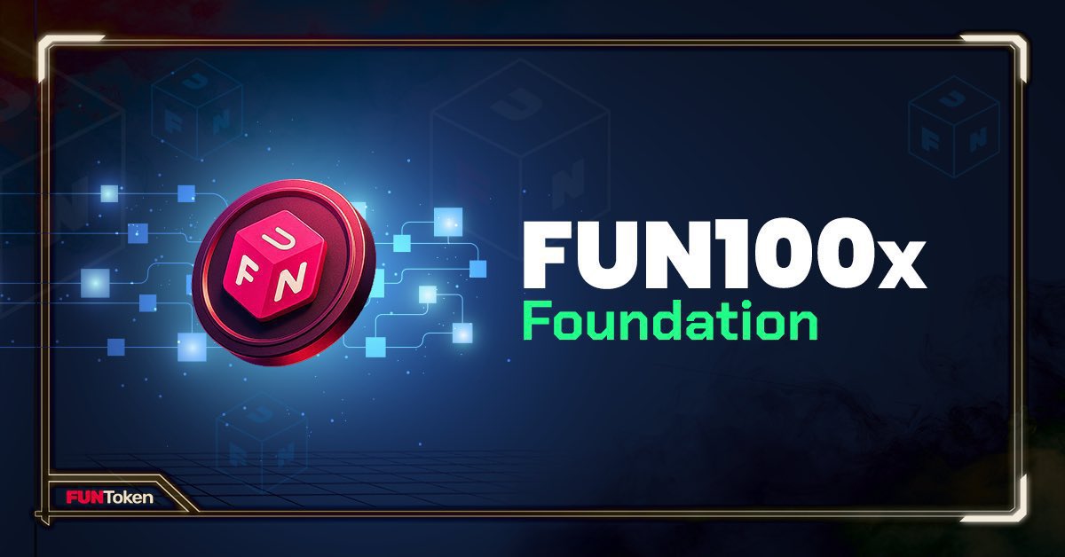 $FUN 100x Foundation is LIVE! That’s brilliant idea ! 

Added another stack ! 

Going 10x from here easily !!

#funtoken