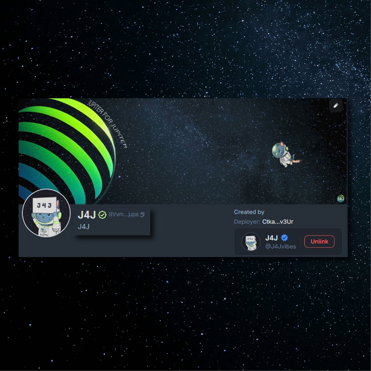 told u we’re real. 
&gt; verified. ✔ 

now, ape harder!

jup.ag/tokens/8VvmSL2…