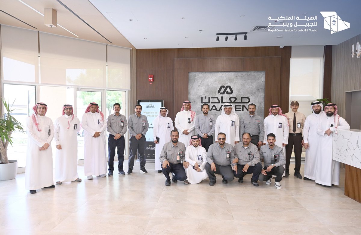 زار الرئيس التنفيذي 
م. محمود الذيب <a href="/_maltheeb/">محمود بن صالح الذيب Mahmoud Al-Theeb</a>
شركة التعدين العربية السعودية (معادن الفوسفات) <a href="/MaadenKSA/">Maaden | معادن</a> بمدينة رأس الخير للصناعات التعدينية، وكان باستقباله نائب الرئيس الأعلى لقطاع الفوسفات 
م. منصور القحطاني، وذلك لمناقشة خطط التوسع المستقبلية للشركة وتعزيز التعاون بين