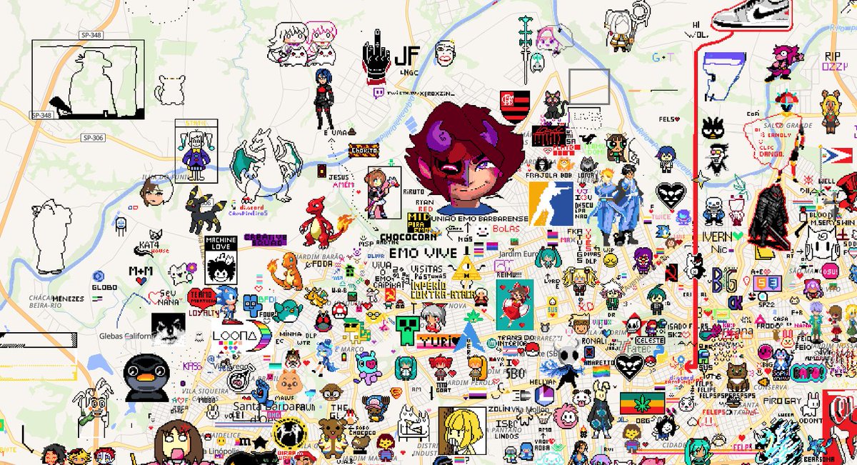 TA PRONTO

obrigado a todos que participaram da construção do menininho, foi dificil porque ele é gigante, mas deu certo, ele ficou LINDO

meu país agora tem uma artezinha minha!

obrigado a todos os envolvidos, mais tarde a gente inicia outro projeto