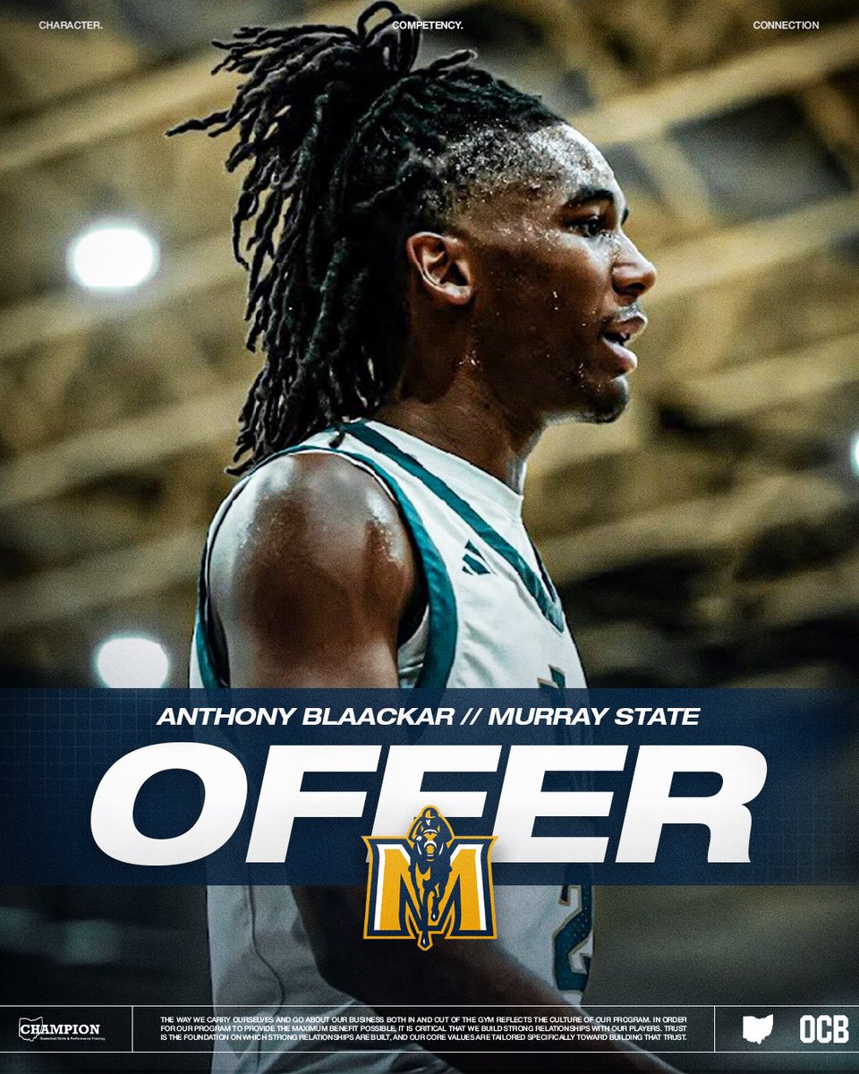 Ohio Champion Basketball (@ohiochampionbb) on Twitter photo 🚨Recruitment heating up for 2026 PG Anthony Blaackar!
The Lloyd Memorial standout is starting to turn heads, picking up offers from EKU and Murray State this past week 👀🔥
Big summer. Bigger future. Stay tuned…
<a href="/ablaackar/">Anthony Blaackar</a> <a href="/RiseCircuit/">UA Rise Circuit</a> 🚨Recruitment heating up for 2026 PG Anthony Blaackar!
The Lloyd Memorial standout is starting to turn heads, picking up offers from EKU and Murray State this past week 👀🔥
Big summer. Bigger future. Stay tuned…
<a href="/ablaackar/">Anthony Blaackar</a> <a href="/RiseCircuit/">UA Rise Circuit</a>
