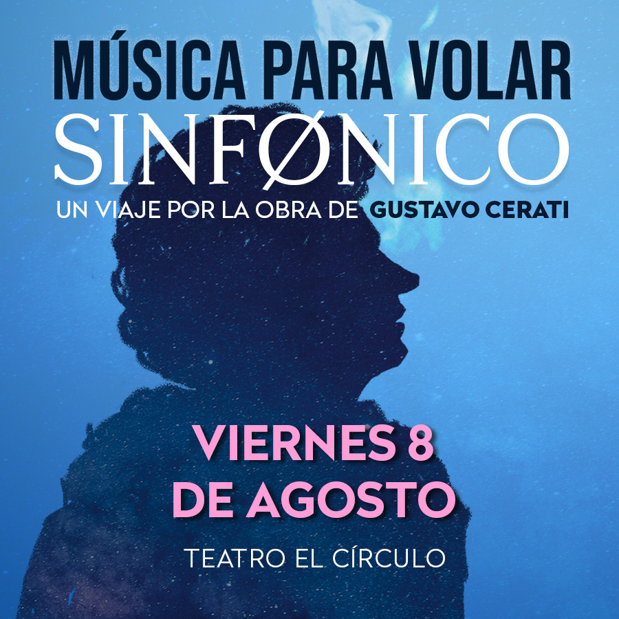 TicketekAr's tweet image. 🎻@mpvolar interpretará la obra de #GustavoCerati, combinando las sonoridades de la banda de rock, orquesta sinfónica y coro polifónico.

📍 @teatroelcirculo #Rosario
🗓️ 8 de Agosto

🎫📲 Comprá tus #Etickets en bit.ly/4lXhBWZ