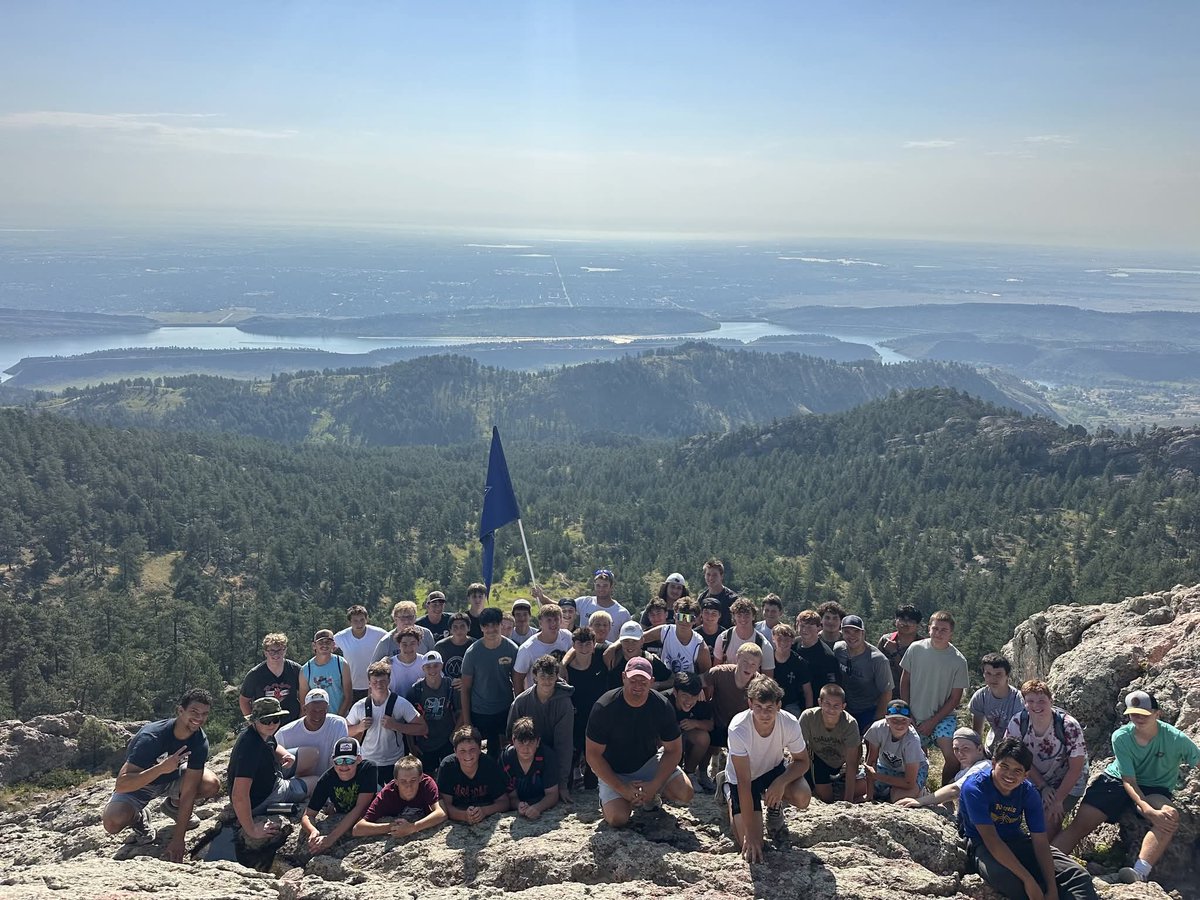 It's been a long summer with camps and team summer camp all ending with a team hike to the top of  Horsetooth. Helped out with the <a href="/SilverKnightsFB/">Silver Knights Football</a> elementary and middle school camps this past week. I got to meet some great coaches and players this year. I hope everyone has a