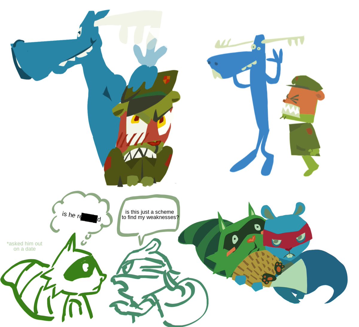 green + blue = teal #htf