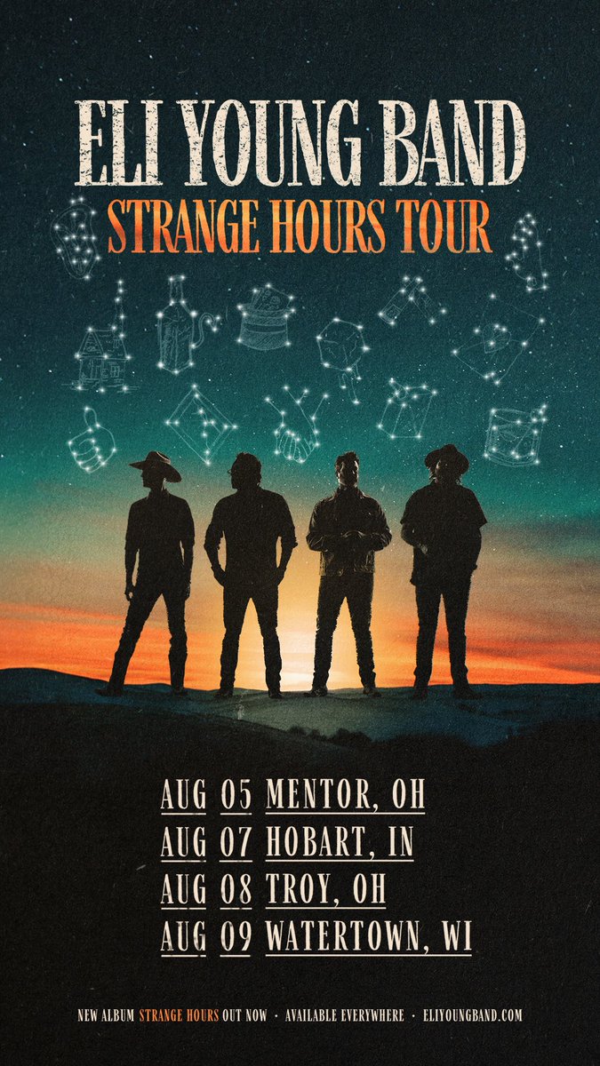 Shows this week!! Tickets available at EliYoungBand.com! We’ll see you there! 🤘🏻