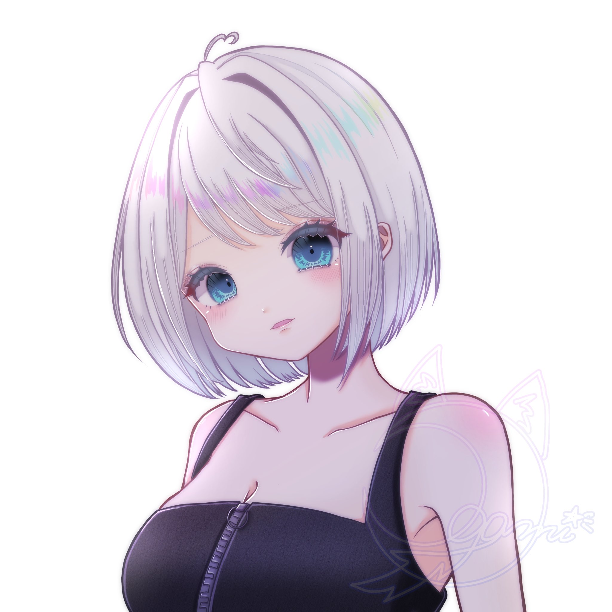 イラスト原画　優しく微笑む可愛い娘　 「スマイル」 イラスト原画 優しく微笑む可愛い娘 「スマイル」 オリジナル