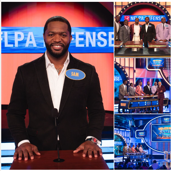 USF represented on Family Feud ... my friend and our very own Sam Barrington (USF FB, Green Bay Packers). Tune in this Thursday at 8/7c on ABC or stream on Hulu. watch the NFLPA Defense vs NFLPA Offense! Both teams competed for charity and it’s a show you don’t want to miss!